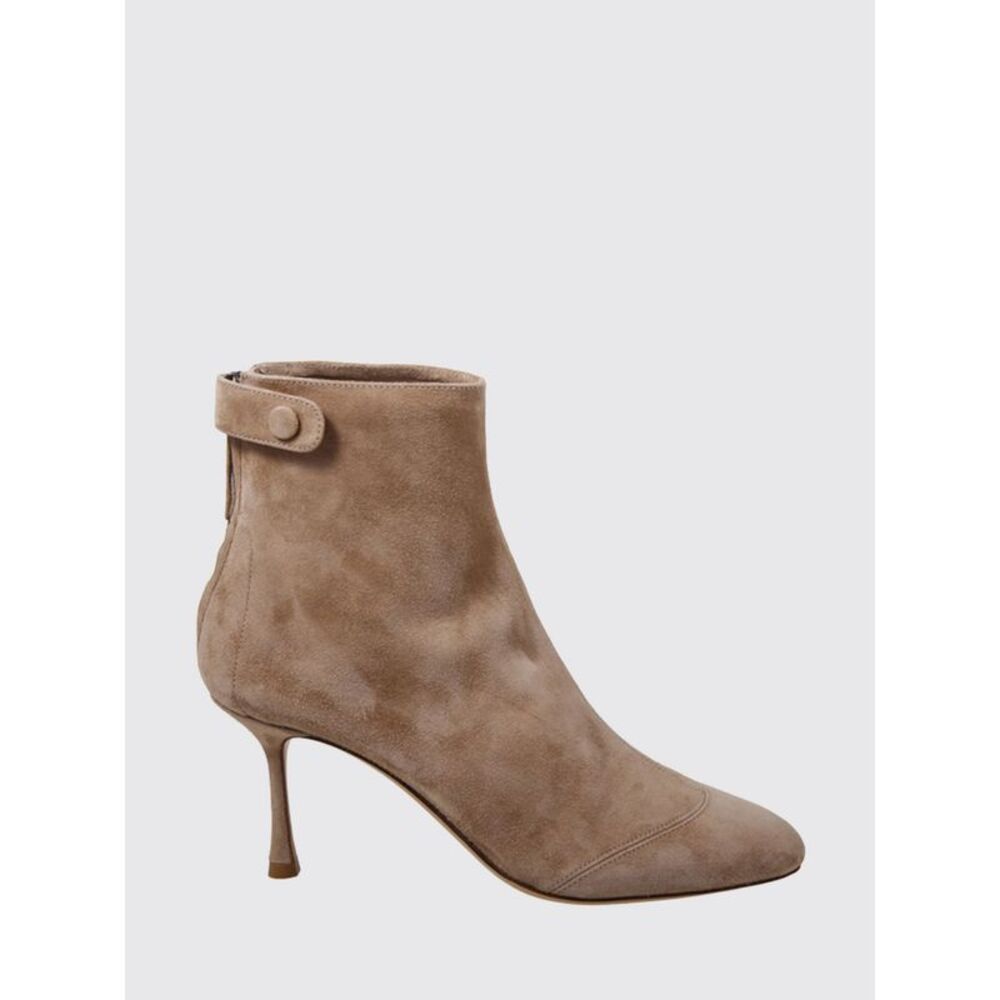 Francesco Russo Boots Woman Beige